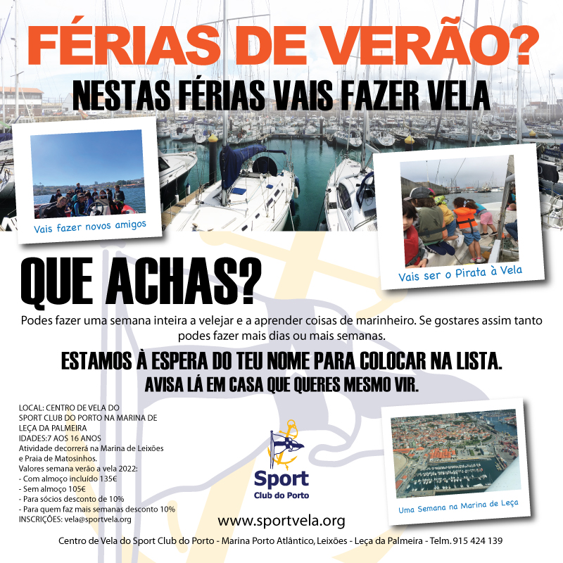 FÉRIAS À VELA 2022